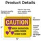 Signmission Radiation & Laser Sign, 3.5 in H x 5 in W, Vinyl Decal, Rectangle OS-2PACK-CR-D-35-L-10172 - alternate 6
